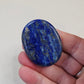 Lapis Lazuli Worry Pocket Stone Pyrite Crystal BONUS Info Card Gifts