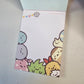 Sumikko Gurashi Memo Pad Sticker Page Kawaii Stationery Collectible Gifts Used