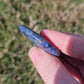 Sodalite Natural Worry Stone Handcrafted Thumb Pocket Stone Anxiety Relief Comfort Gifts BONUS Info Card