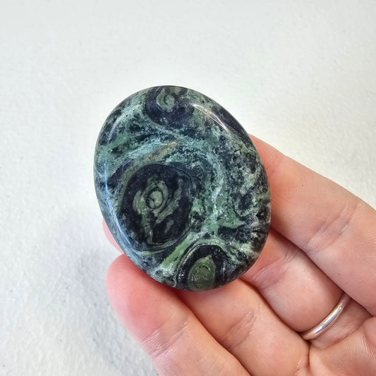 Kambaba Jasper Stone Worry Pocket Stone Crystals Stones BONUS INFO CARD Gifts