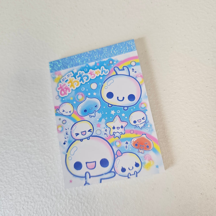 Awawa chan Mini Memo Pad Kawaii Stationery Retro Collectible Gifts