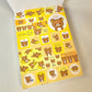 Rilakkuma Large Memo Pad Sticker Page Kawaii Stationery Notepad Collectible Used