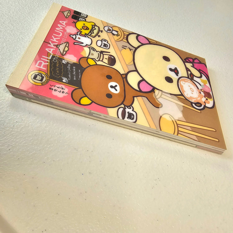 Rilakkuma Large Memo Pad Sticker Page Kawaii Stationery Notepad Collectible Used