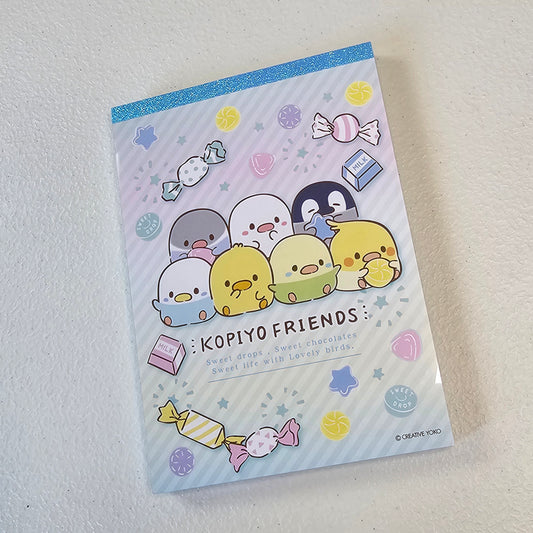 Kopiyo Friends Memo Pad Kawaii Stationery Collectible Gifts