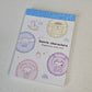 Kawaii Characters Mini Memo Pad Japan Stationery Collectible Gifts Deadstock