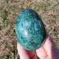 Green Jade Egg Carving Crystals Minerals BONUS Stones Collectible Gifts