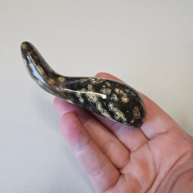 Ocean Jasper Massage Wand for Therapy Crystal Healing Acupressure Reiki Energy Work Body