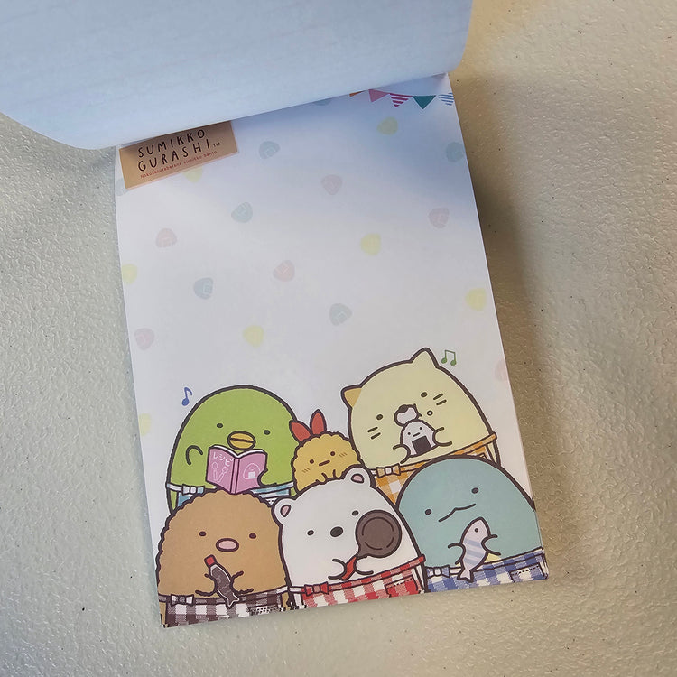 Sumikko Gurashi Memo Pad Sticker Page Kawaii Stationery Collectible Gifts Used
