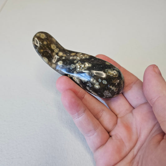 Ocean Jasper Massage Wand for Therapy Crystal Healing Acupressure Reiki Energy Work Body