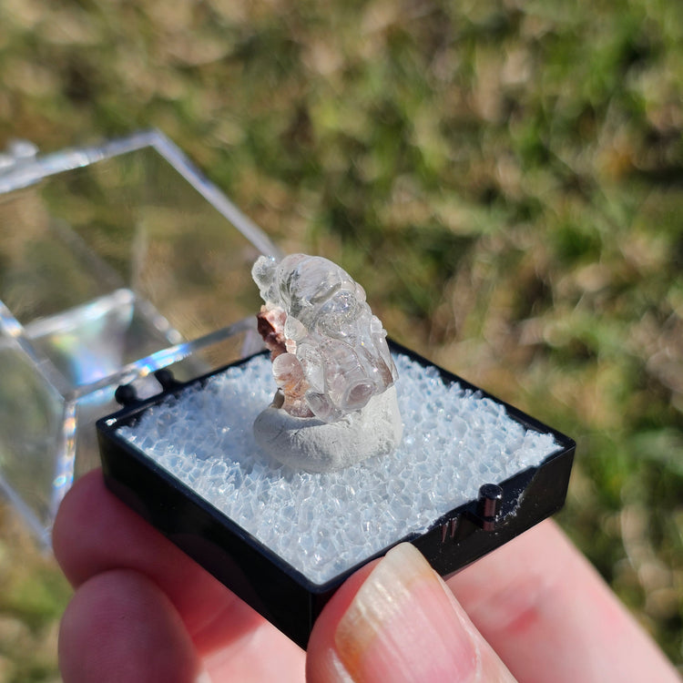 Hyalite Crystals Minerals Thumbnails Natural Specimen Collectible