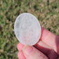 Clear Quartz Worry Pocket Stone Crystal BONUS Info Card Gifts