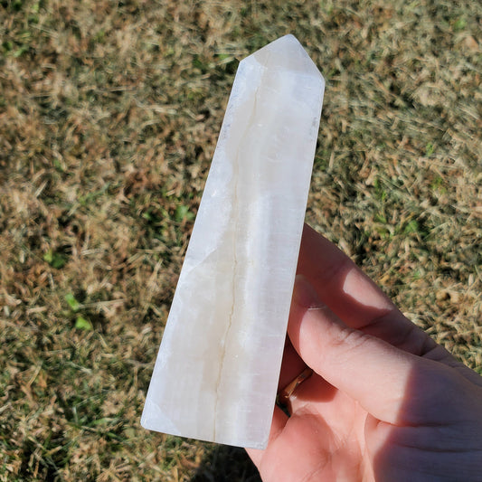 Pineapple Calcite Tower Obelisk Crystal Gift Gorgeous Quality