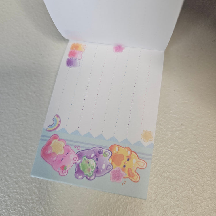 Hugummies Mini Memo Pad Crux Japan Kawaii Stationery Collectible Gifts