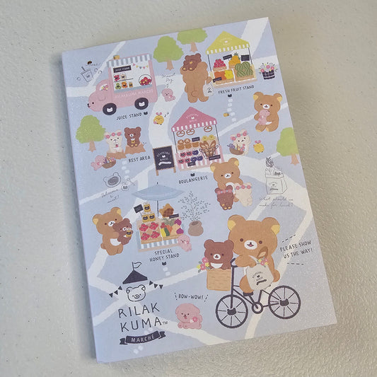 Rilakkuma Memo Pad Kawaii Stationery Collectible Gifts Used