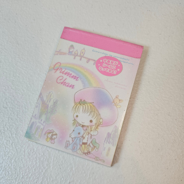 Grimm Chan Mini Memo Pad Kawaii Stationery Collectible Gifts USED