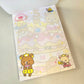 Rilakkuma Large Memo Pad Sticker Page Kawaii Stationery Notepad Collectible Used