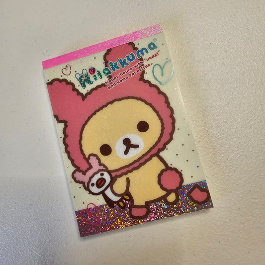 San-x Rilakkuma Large Memo Pad Sticker Page Kawaii Japan