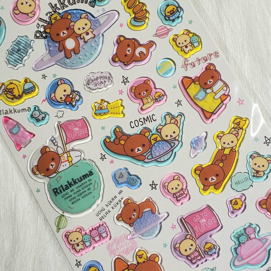 San-x Rilakkuma Stickers Sticker Sheet Kawaii Japan Collectible Cute Gifts