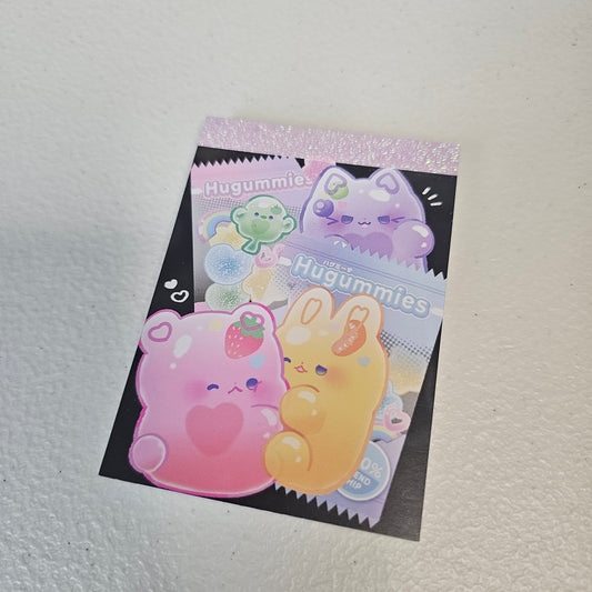 Hugummies Mini Memo Pad Crux Japan Kawaii Stationery Collectible Gifts