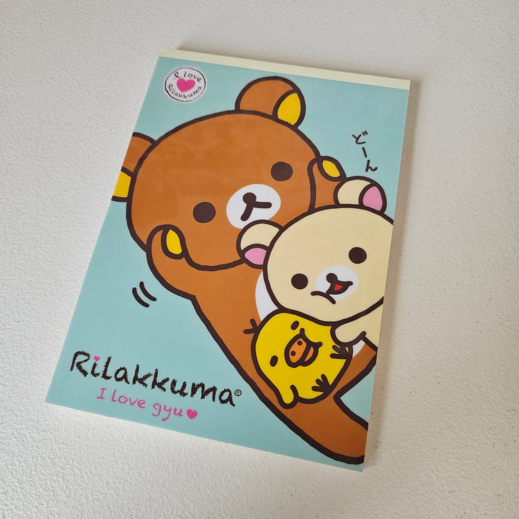 San-x Rilakkuma Large Letter Pad Kawaii Japan Stationery Collectible Gifts