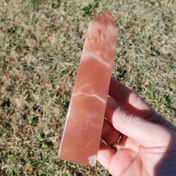 Honey Calcite Tower Obelisk Crystal Gift Gorgeous Quality