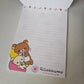 San-x Rilakkuma Large Letter Pad Kawaii Japan Stationery Collectible Gifts
