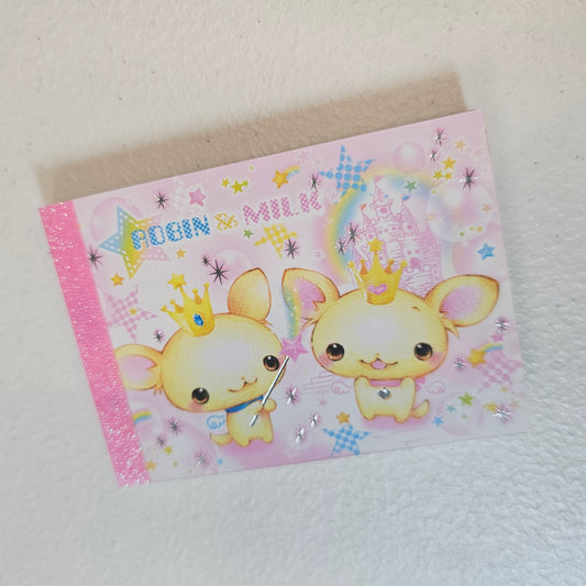 Robin & Milk Crux Mini Memo Pad Kawaii Stationery Collectible Gifts