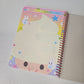 Mushroom Spiral Memo Pad Kawaii Stationery Notepad Collectible Gifts Used