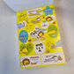 Petanimaru Memo Pad Sticker Page Kawaii Stationery Collectible Gifts Used