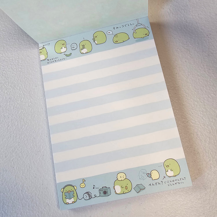Sumikko Gurashi Memo Pad Sticker Page Kawaii Stationery Collectible Gifts Used