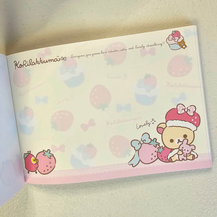 San-x Rilakkuma Korilakkuma Large Memo Pad Kawaii Japan