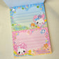 Dream Candy Twins Memo Pad Kawaii Stationery Collectible Gifts