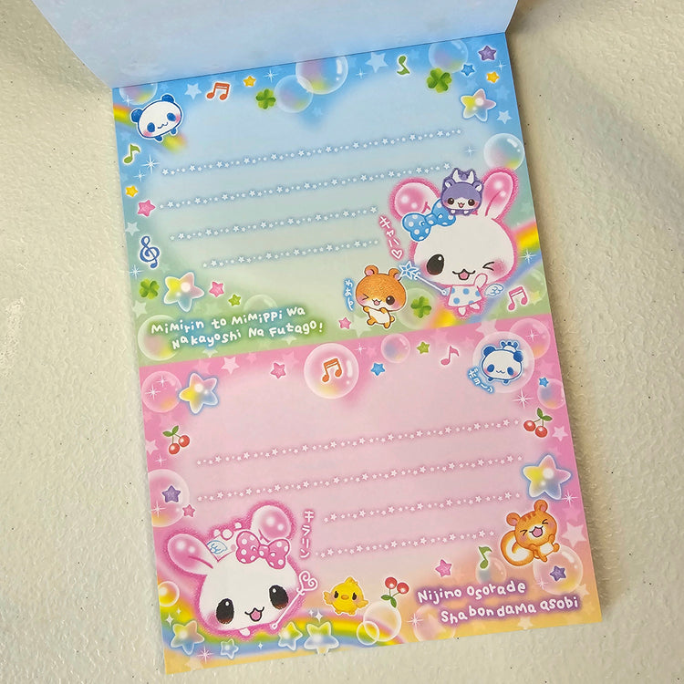 Dream Candy Twins Memo Pad Kawaii Stationery Collectible Gifts