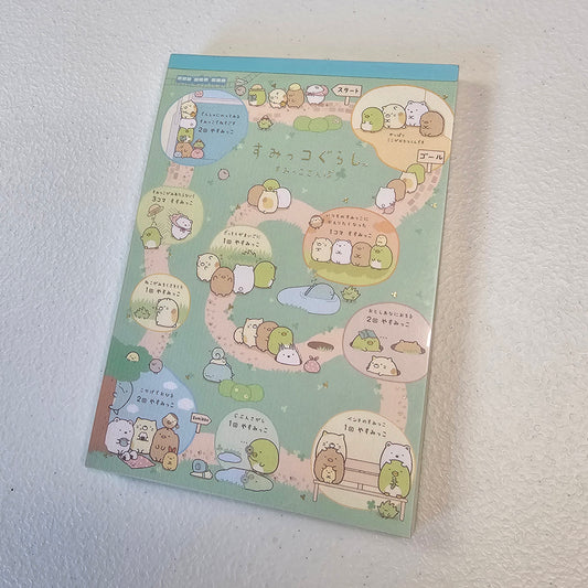 Sumikko Gurashi Memo Pad Kawaii Stationery Collectible Gifts Used
