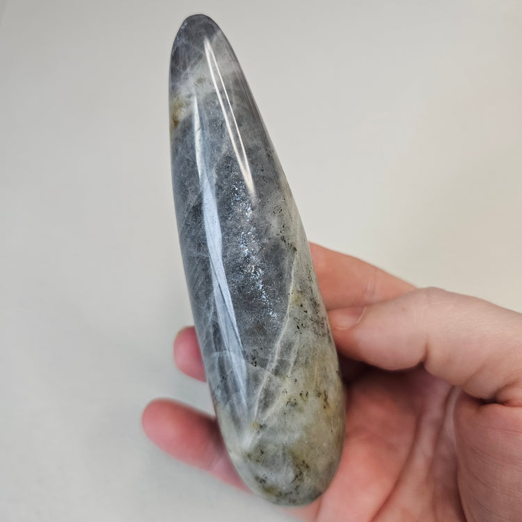 Labradorite Massage Wand for Massage Therapy Crystal Healing Acupressure Reiki Energy Work Body