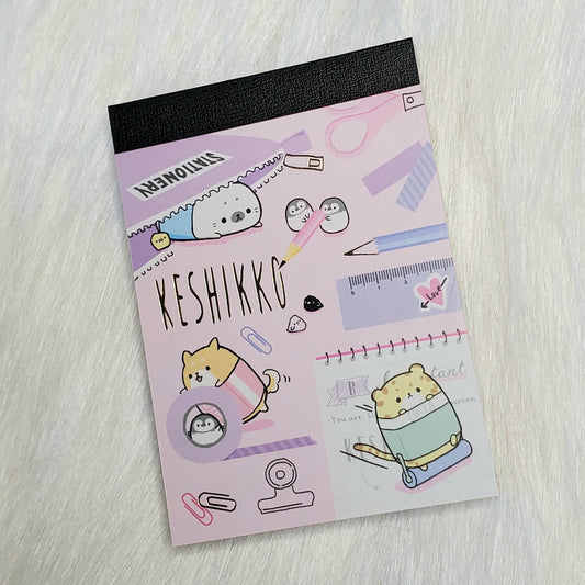 Keshikko Mini Memo Pad Stationery Collectible Gifts B