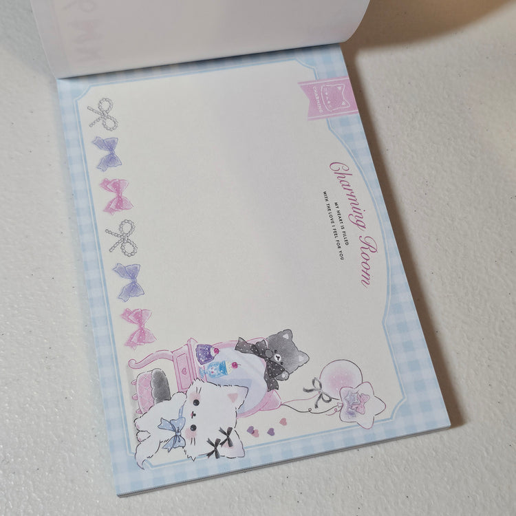 Crux Charming Room Large Memo Pad Kawaii Stationery Notepad Collectible Gifts