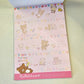 San-x Rilakkuma Large Memo Pad Sticker Sheet Kawaii Japan