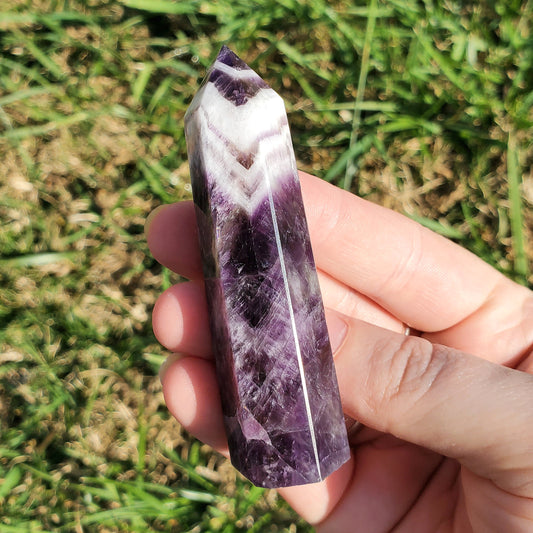 Dream Amethyst Chevron Generator Tower Crystals Collectible Gifts