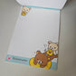 San-x Rilakkuma Large Letter Pad Kawaii Japan Stationery Collectible Gifts