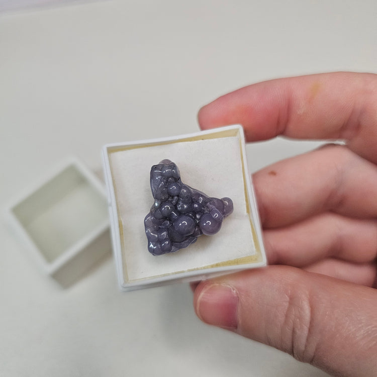 Polished Grape Agate Crystals Minerals Thumbnails Natural Specimen Collectible