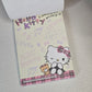 Hello Kitty Mini Memo Pad Japan Kawaii Stationery Collectible Gifts Deadstock