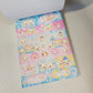 Robin Milk Large Memo Pad Sticker Page Kawaii Stationery Notepad Used