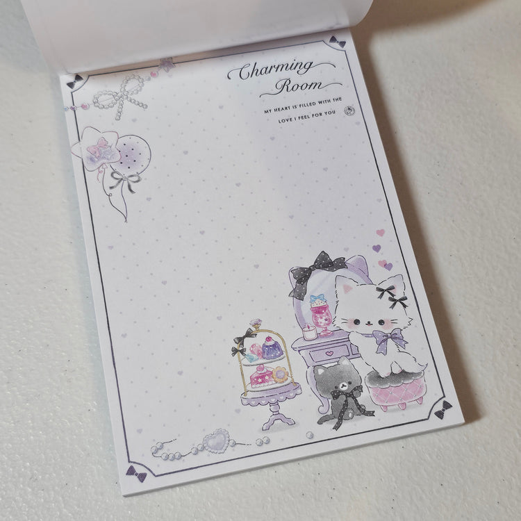 Crux Charming Room Large Memo Pad Kawaii Stationery Notepad Collectible Gifts