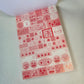 Ramble Large Memo Pad Sticker Page Kawaii Stationery Notepad Collectible