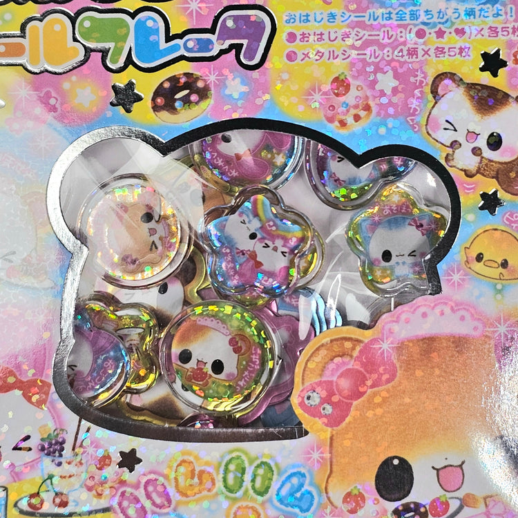 Cafe Heisei Ohajiki Marble Flake Stickers Kawaii Japan Collectible