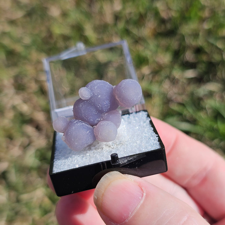 Grape Agate Crystals Minerals Thumbnaill Specimen Collectible