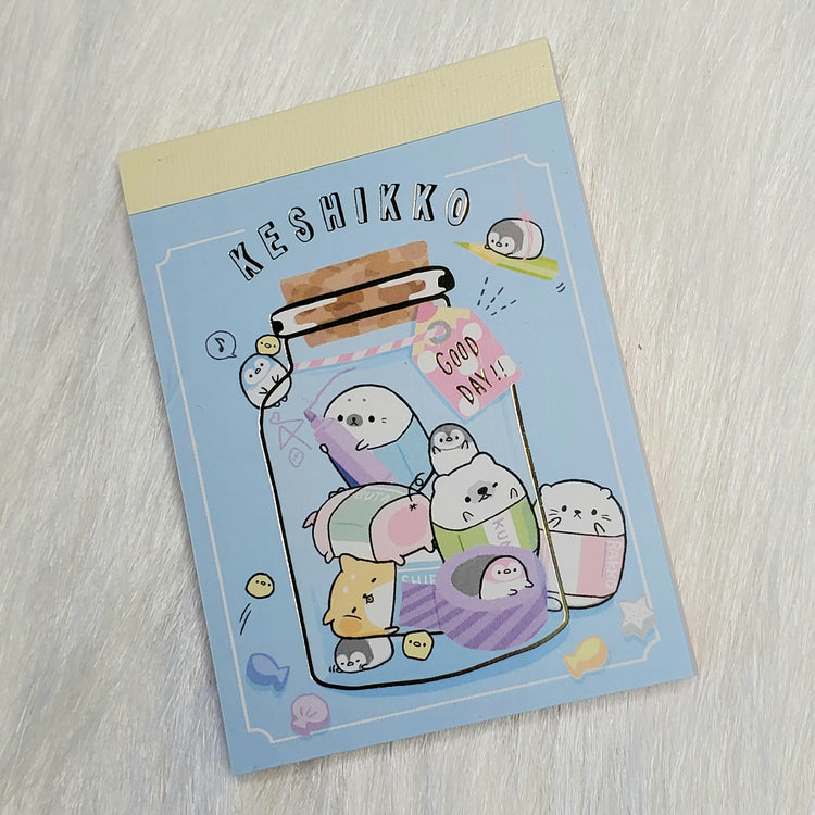 Keshikko Mini Memo Pad Crux Stationery Collectible Gifts