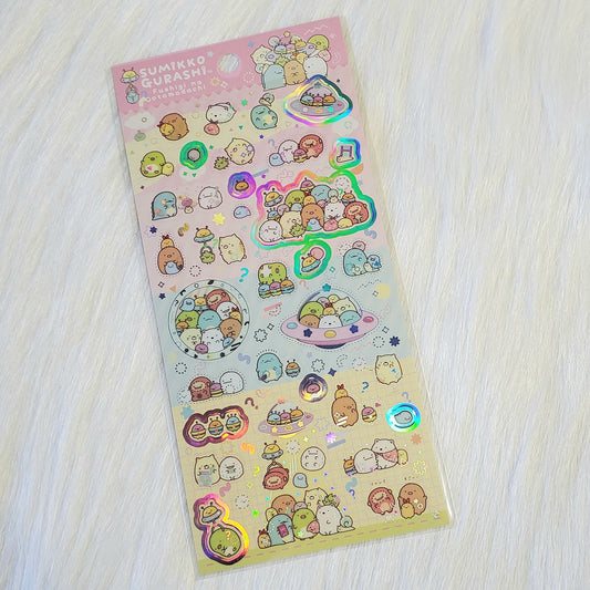 San-x Sumikko Gurashi Mysterious Friends Stickers Sticker Sheet Kawaii Japan Collectible Cute Gifts