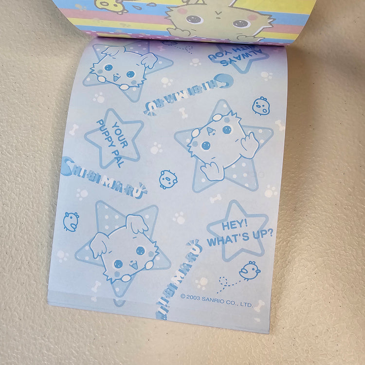 Chibimaru Large Memo Pad Kawaii Stationery Notepad Used Deadstock